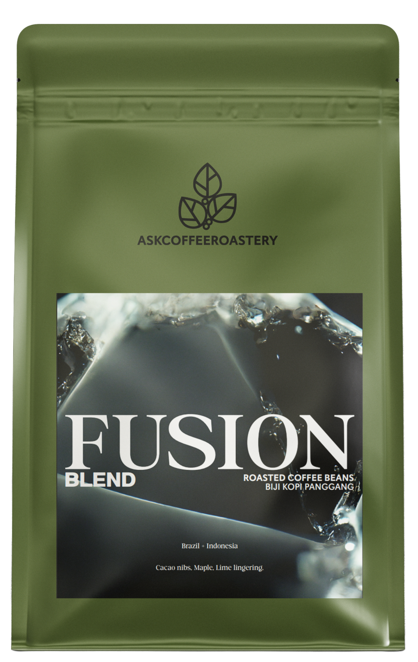 ASK Coffee Roastery - Biji Kopi Blend / Fusion Coffee Beans 100gm