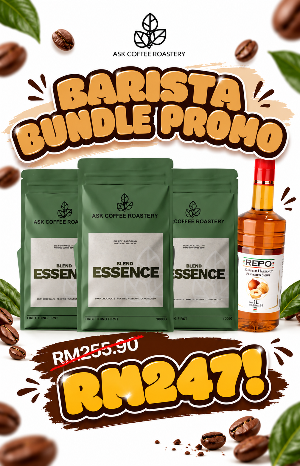 Barista Bundle Essence Promo Poster